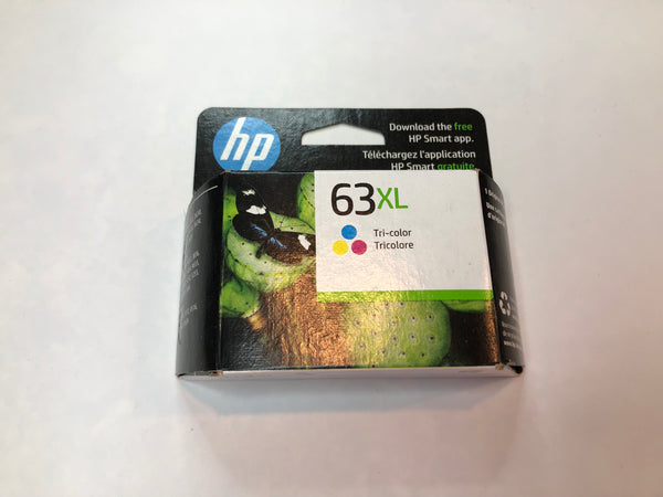 HP 63XL F6U63AN Genuine Original HP High-Yield Ink Cartridge - Tri-Color