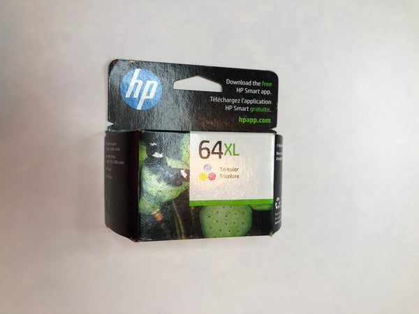 HP 64XL N9J91AN Genuine Original HP High-Yield Ink Cartridge - Tri-Color
